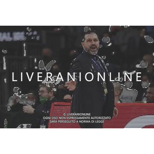 PESARO - Legabasket Frecciarossa Finaleight 2022 - Semifinale di Coppa Italia Armani Olimpia Milano - Germani Brescia 19/02/2022 nella foto: coach Magro Alessandro(Germani Basket Brescia) ©Claudio Zamagni/Agenzia Aldo Liverani AGENZIA ALDO LIVERANI SAS