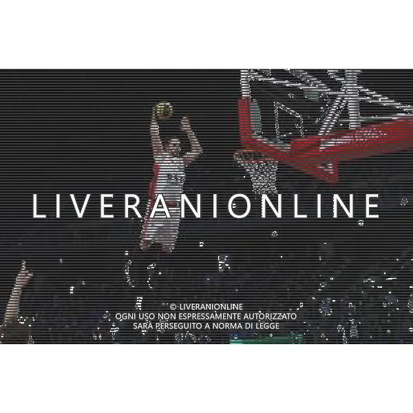 PESARO - Legabasket Frecciarossa Finaleight 2022 - Semifinale di Coppa Italia Armani Olimpia Milano - Germani Brescia 19/02/2022 nella foto: dunking devils ©Claudio Zamagni/Agenzia Aldo Liverani / AGENZIA ALDO LIVERANI SAS