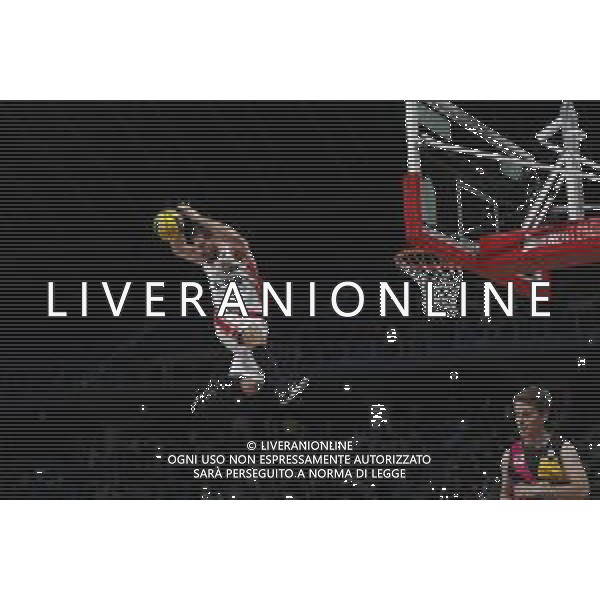 PESARO - Legabasket Frecciarossa Finaleight 2022 - Semifinale di Coppa Italia Armani Olimpia Milano - Germani Brescia 19/02/2022 nella foto: dunking devils ©Claudio Zamagni/Agenzia Aldo Liverani / AGENZIA ALDO LIVERANI SAS