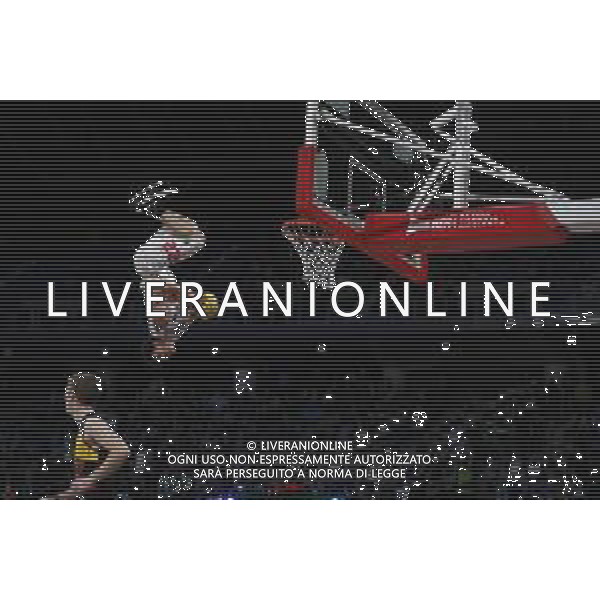 PESARO - Legabasket Frecciarossa Finaleight 2022 - Semifinale di Coppa Italia Armani Olimpia Milano - Germani Brescia 19/02/2022 nella foto: dunking devils ©Claudio Zamagni/Agenzia Aldo Liverani / AGENZIA ALDO LIVERANI SAS