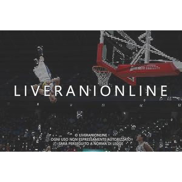PESARO - Legabasket Frecciarossa Finaleight 2022 - Semifinale di Coppa Italia Armani Olimpia Milano - Germani Brescia 19/02/2022 nella foto: dunking devils ©Claudio Zamagni/Agenzia Aldo Liverani / AGENZIA ALDO LIVERANI SAS