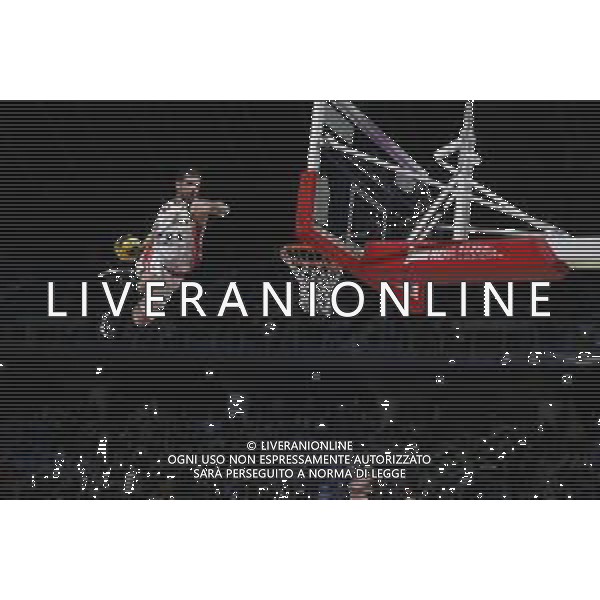 PESARO - Legabasket Frecciarossa Finaleight 2022 - Semifinale di Coppa Italia Armani Olimpia Milano - Germani Brescia 19/02/2022 nella foto: dunking devils ©Claudio Zamagni/Agenzia Aldo Liverani / AGENZIA ALDO LIVERANI SAS
