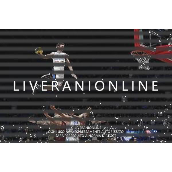 PESARO - Legabasket Frecciarossa Finaleight 2022 - Semifinale di Coppa Italia Armani Olimpia Milano - Germani Brescia 19/02/2022 nella foto: dunking devils ©Claudio Zamagni/Agenzia Aldo Liverani / AGENZIA ALDO LIVERANI SAS