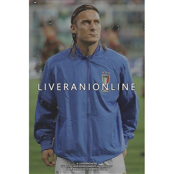 PALERMO 08/10/2005 ITALIA-SLOVENIA QUAL MONDIALI 2006 NELLA FOTO FRANCESCO TOTTI AGENZIA ALDO LIVERANI