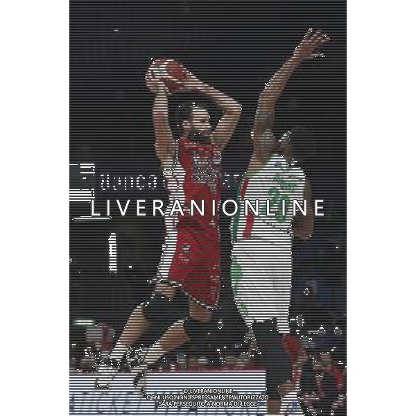 PESARO - Legabasket Frecciarossa Finaleight 2022 - Semifinale di Coppa Italia Armani Olimpia Milano - Germani Brescia 19/02/2022 nella foto: Datome Luigi(AX Armani Exchanghe Olimpia Milano) ©Claudio Zamagni/Agenzia Aldo Liverani / AGENZIA ALDO LIVERANI SAS