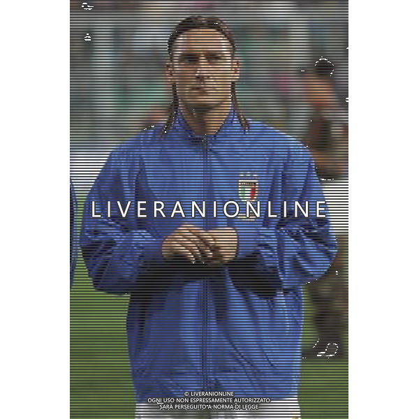 PALERMO 08/10/2005 ITALIA-SLOVENIA QUAL MONDIALI 2006 NELLA FOTO FRANCESCO TOTTI AGENZIA ALDO LIVERANI