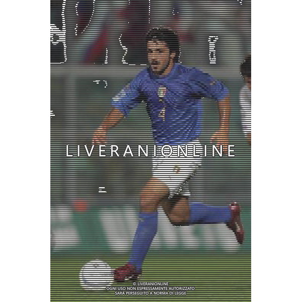 PALERMO 08/10/2005 ITALIA-SLOVENIA QUAL MONDIALI 2006 NELLA FOTO GENNARO GATTUSO AGENZIA ALDO LIVERANI