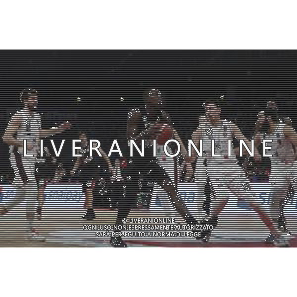 PESARO - Legabasket Frecciarossa Finaleight 2022 - Semifinale di Coppa Italia Bertram Derthona Tortona - Virtus Segafredo Bologna 19/02/2022 nella foto: Hervey Kevin (Segafredo Virtus Bologna) ©Claudio Zamagni/Agenzia Aldo Liverani / AGENZIA ALDO LIVERANI SAS