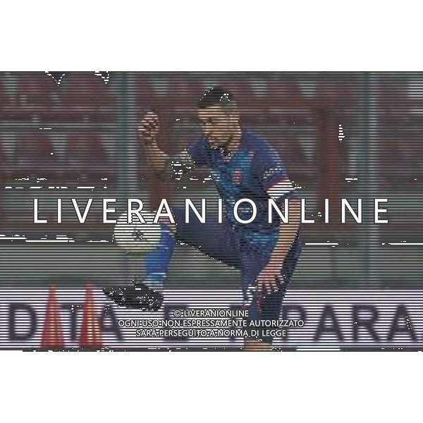 Loris Cerquiglini/LMedia - AC Perugia vs US Cremonese - Italian soccer Serie B match 2021/2022 February 19 2022 - Stadio Renato Curi Perugia, Italy AC Perugia vs US Cremonese Photo showing: gabriele angella (n.05 perugia calcio) @Loris Cerquiglini/LiveMedia / AGENZIA ALDO LIVERANI SAS