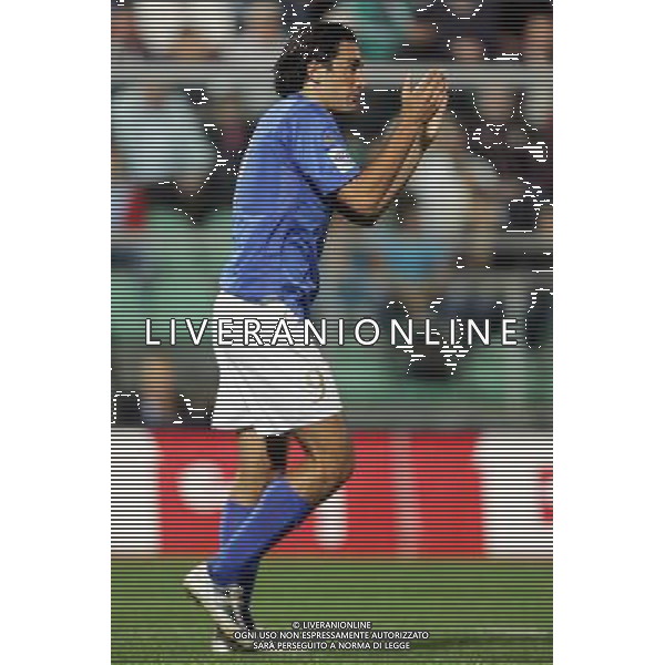 PALERMO 08/10/2005 ITALIA-SLOVENIA QUAL MONDIALI 2006 NELLA FOTO LUCA TONI AGENZIA ALDO LIVERANI