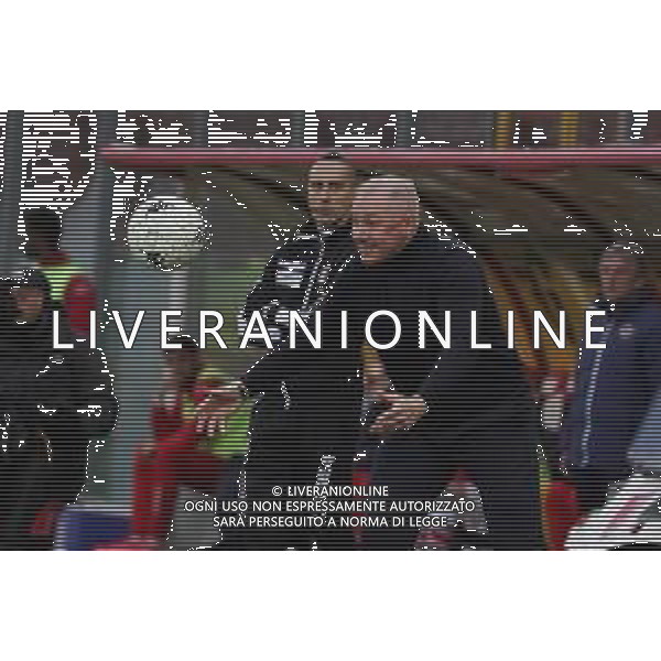 Loris Cerquiglini/LMedia - AC Perugia vs US Cremonese - Italian soccer Serie B match 2021/2022 February 19 2022 - Stadio Renato Curi Perugia, Italy AC Perugia vs US Cremonese Photo showing: massimiliano alvini (coach perugia calcio) @Loris Cerquiglini/LiveMedia / AGENZIA ALDO LIVERANI SAS