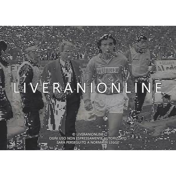 01-02-1987 BRESCIA CAMPIONATO DI CALCIO SERIE A BRESCIA-INTER 0-1 NELLA FOTO GIOVANNI TRAPATTONI ALLENATORE INTER CON CLAUDIO BRANCO AG ALDO LIVERANI SAS 