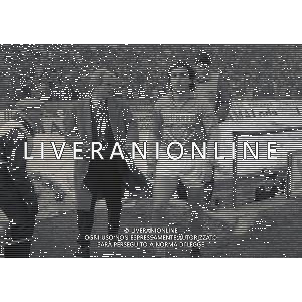 01-02-1987 BRESCIA CAMPIONATO DI CALCIO SERIE A BRESCIA-INTER 0-1 NELLA FOTO GIOVANNI TRAPATTONI ALLENATORE INTER CON CLAUDIO BRANCO AG ALDO LIVERANI SAS 