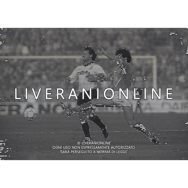 01-02-1987 BRESCIA CAMPIONATO DI CALCIO SERIE A BRESCIA-INTER 0-1 NELLA FOTO OLIVIERO GARLINI AG ALDO LIVERANI SAS 