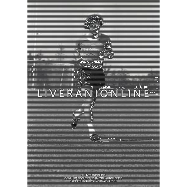 1982 LUCCA -IL CIOCCO ALLENAMENTO FIORENTINA CALCIO NELLA FOTO FEDERICO ROSSI AG ALDO LIVERANI SAS