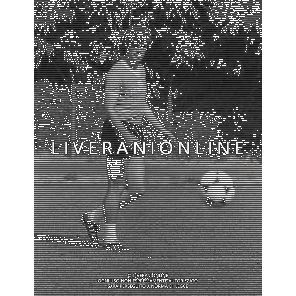 1982 LUCCA -IL CIOCCO ALLENAMENTO FIORENTINA CALCIO NELLA FOTO FEDERICO ROSSI AG ALDO LIVERANI SAS