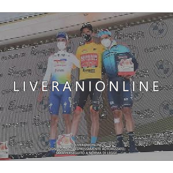 20-02-2022 Vuelta Andalucia; Tappa 05 Huesa - Chiclana De Segura; 2022, Bahrain - Victorious; 2022, Totalenergie; 2022, Astana - Premier Tech; Poels, Wouter; Rodriguez, Cristian; Lopez Moreno, Miguel Angel; Chiclana De Segura; FOTO STEFANO SIROTTI-AG ALDO LIVERANI SAS
