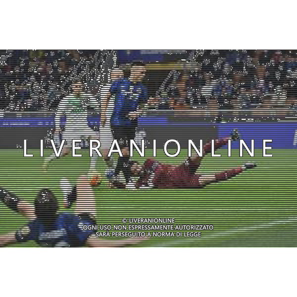 Lautaro Martinez (Inter) occasione da gol Inter vs Sassuolo Campionato Serie A TIM - 26a giornata Milano 20-02-2022 Stadio Giuseppe Meazza - San Siro foto Roberto Garavaglia/ag. Aldo Liverani sas/AGENZIA ALDO LIVERANI SAS