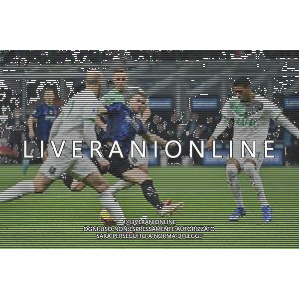 Edin Dzeko (Inter) occasione da gol Inter vs Sassuolo Campionato Serie A TIM - 26a giornata Milano 20-02-2022 Stadio Giuseppe Meazza - San Siro foto Roberto Garavaglia/ag. Aldo Liverani sas