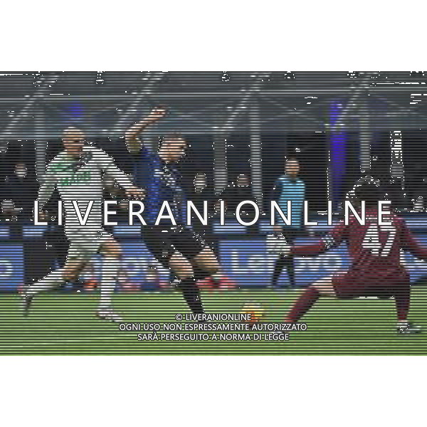 Edin Dzeko (Inter) occasione da gol Inter vs Sassuolo Campionato Serie A TIM - 26a giornata Milano 20-02-2022 Stadio Giuseppe Meazza - San Siro foto Roberto Garavaglia/ag. Aldo Liverani sas