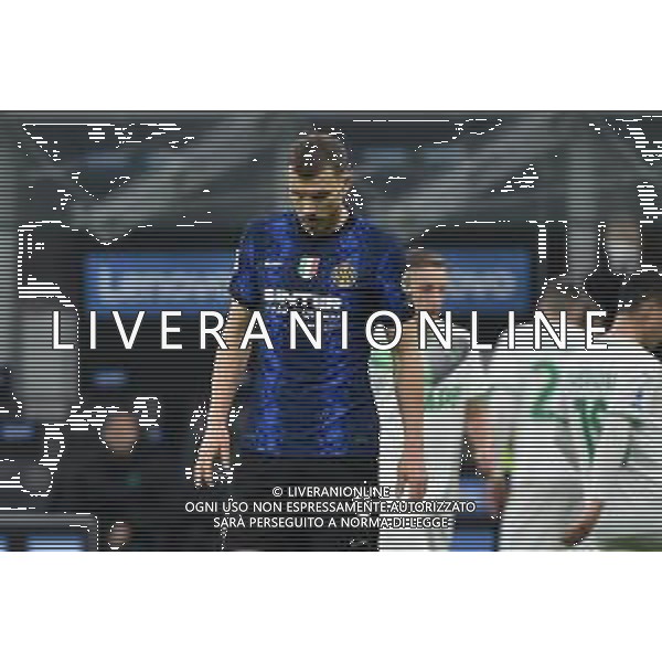 Edin Dzeko (Inter) Inter vs Sassuolo Campionato Serie A TIM - 26a giornata Milano 20-02-2022 Stadio Giuseppe Meazza - San Siro foto Roberto Garavaglia/ag. Aldo Liverani sas