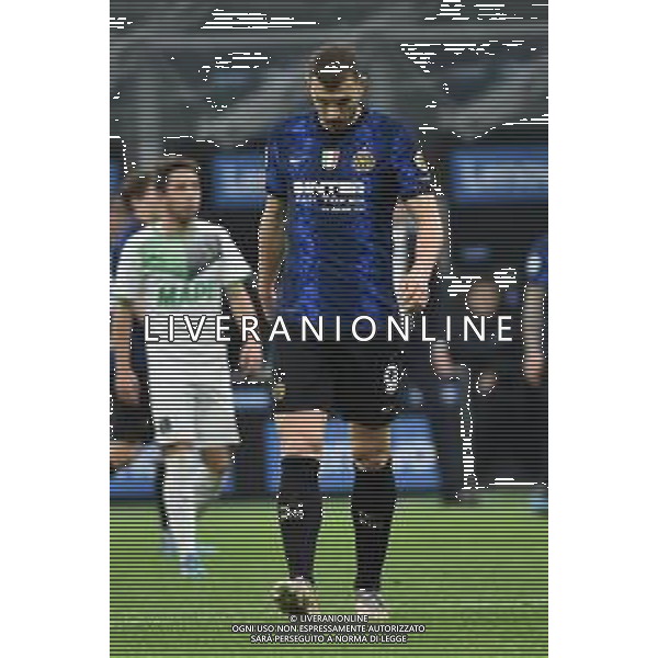 Edin Dzeko (Inter) Inter vs Sassuolo Campionato Serie A TIM - 26a giornata Milano 20-02-2022 Stadio Giuseppe Meazza - San Siro foto Roberto Garavaglia/ag. Aldo Liverani sas