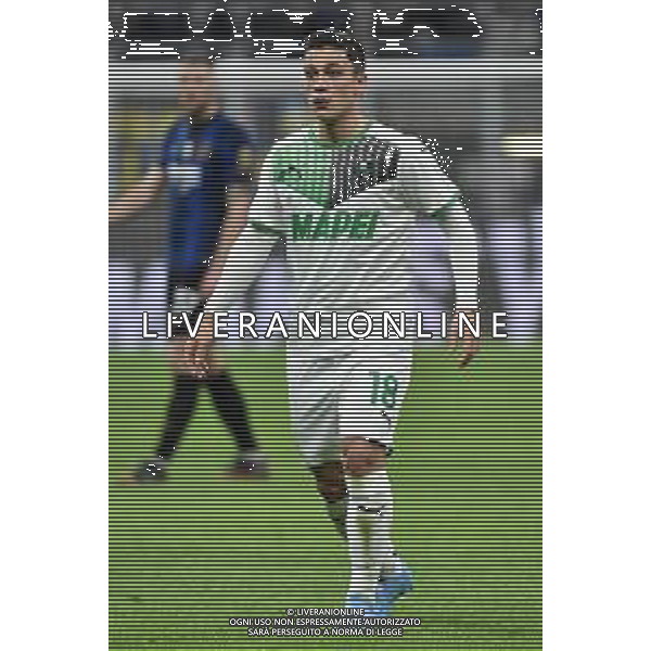 Giacomo Raspadori (Sassuolo) Inter vs Sassuolo Campionato Serie A TIM - 26a giornata Milano 20-02-2022 Stadio Giuseppe Meazza - San Siro foto Roberto Garavaglia/ag. Aldo Liverani sas