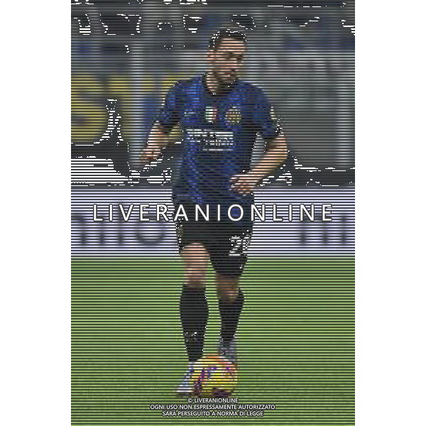 Hakan Calhanoglu (Inter) Inter vs Sassuolo Campionato Serie A TIM - 26a giornata Milano 20-02-2022 Stadio Giuseppe Meazza - San Siro foto Roberto Garavaglia/ag. Aldo Liverani sas