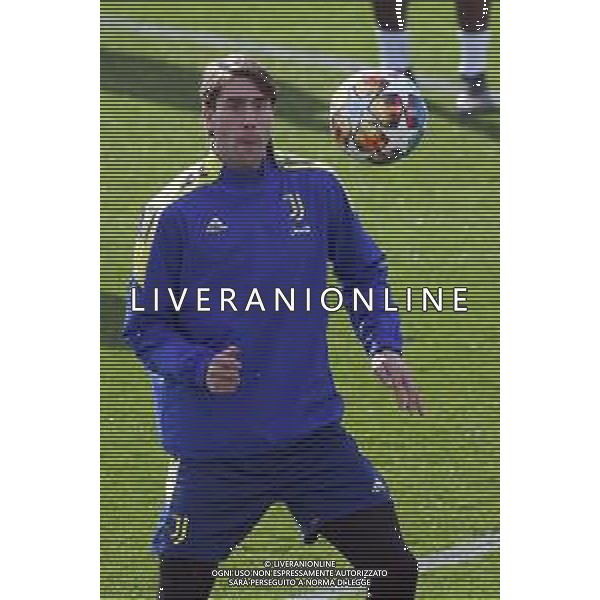 Torino 21.02.2022 Continassa Allenamento rifinitura Champions League Villareal vs Juventus ©Manuela Viganti/Agenzia Aldo Liverani Nella foto: dusan vlahovic ©VIGANTI/AGENZIA ALDO LIVERANI SAS