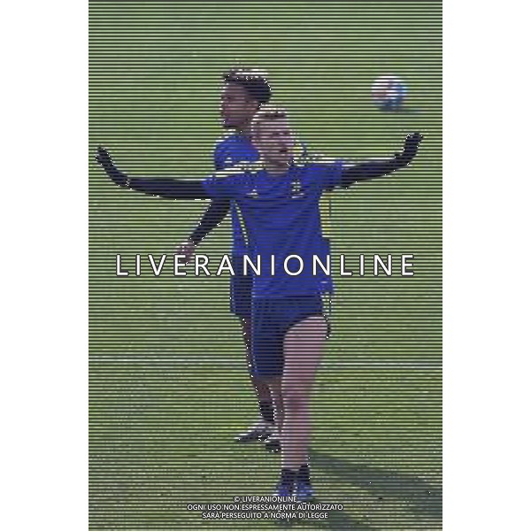 Torino 21.02.2022 Continassa Allenamento rifinitura Champions League Villareal vs Juventus ©Manuela Viganti/Agenzia Aldo Liverani Nella foto: matthijs de ligt e weston mckennie ©VIGANTI/AGENZIA ALDO LIVERANI SAS