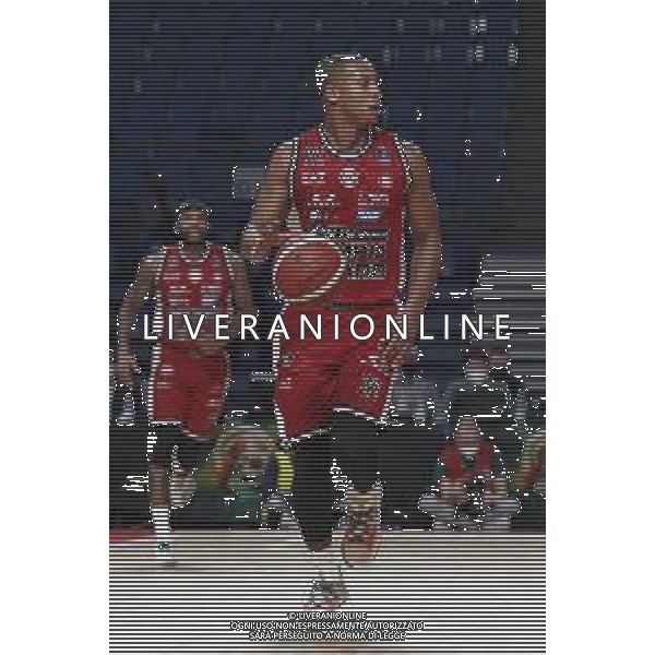 PESARO - Legabasket Frecciarossa Finaleight 2022 - Coppa Italia Olimpia Milano - Dinamo Sassari 16/02/2022 nella foto: Hall Devon(AX Armani Exchanghe Olimpia Milano) ©Claudio Zamagni/Agenzia Aldo Liverani /AGENZIA ALDO LIVERANI SAS