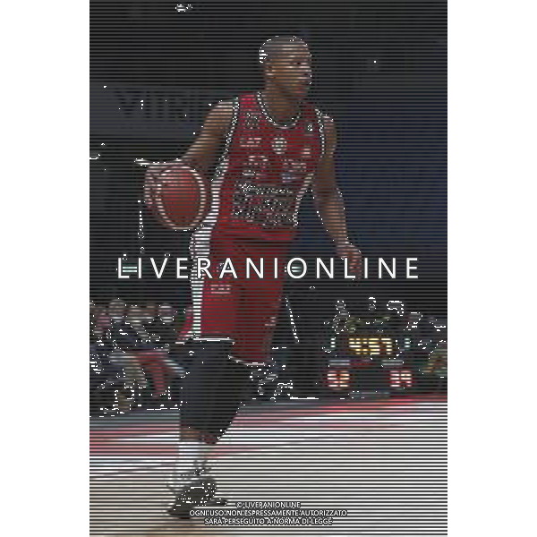 PESARO - Legabasket Frecciarossa Finaleight 2022 - Coppa Italia Olimpia Milano - Dinamo Sassari 16/02/2022 nella foto: Hall Devon(AX Armani Exchanghe Olimpia Milano) ©Claudio Zamagni/Agenzia Aldo Liverani /AGENZIA ALDO LIVERANI SAS