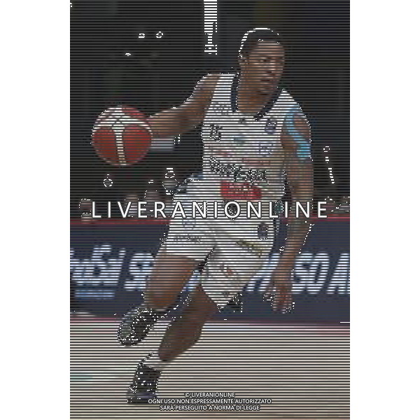 PESARO - Legabasket Frecciarossa Finaleight 2022 - Coppa Italia Virtus Bologna - Happy Casa Brindisi 17/02/2022 nella foto: Clark Wes(Happy Casa Brindisi) ©Claudio Zamagni/Agenzia Aldo Liverani /AGENZIA ALDO LIVERANI SAS