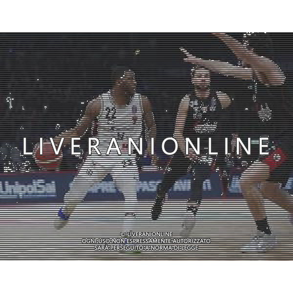PESARO - Legabasket Frecciarossa Finaleight 2022 - Semifinale di Coppa Italia Bertram Derthona Tortona - Virtus Segafredo Bologna 19/02/2022 nella foto: Sanders Jamar(Bertram Tortona) ©Claudio Zamagni/Agenzia Aldo Liverani /AGENZIA ALDO LIVERANI SAS