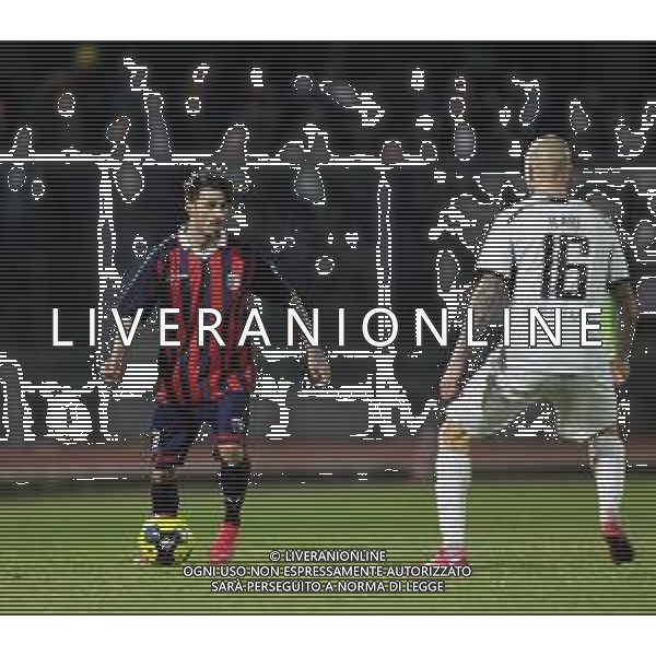IMOLA 23-02-2022 IMOLESE - CESENA CAMPIONATO CALCIO SERIE C LEGA PRO NELLA FOTO IL GIOCATORE DELL\'IMOLESE LIA DAMIANO PORTA PALLA IN ATTACCO ©SANNA/AGENZIA ALDO LIVERANI SAS