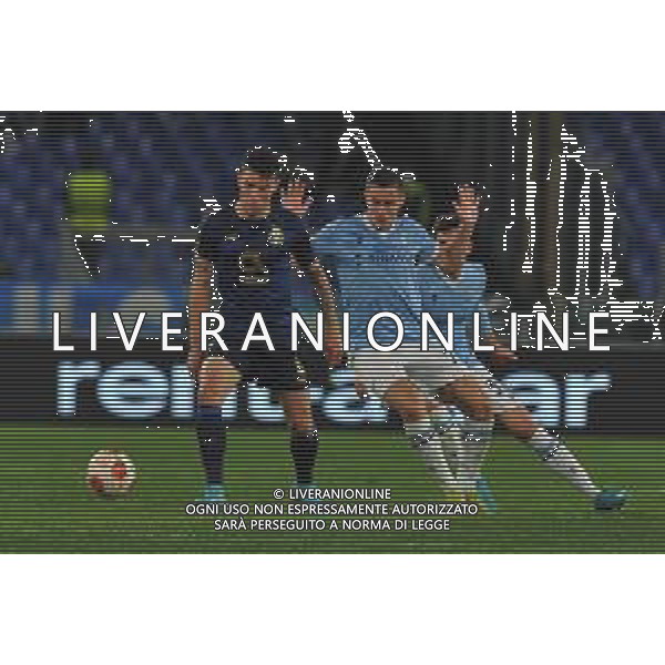Lazio vs Porto Europa League - Sedicesimi di finale Stadio Olimpico - Roma 24-02-202 nella foto Uribe e Marusic ©Federico Gaetano/AGENZIA ALDO LIVERANI SAS