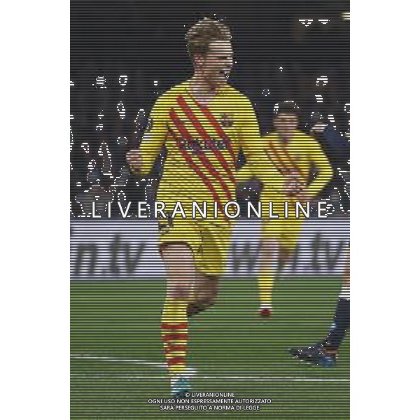 NAPOLI - BARCELLONA UEFA EUROPA LEAGUE 24.02.2022 NELLA FOTO esultanza Frenkie de Jong ©MOSCA/AGENZIA ALDO LIVERANI SAS