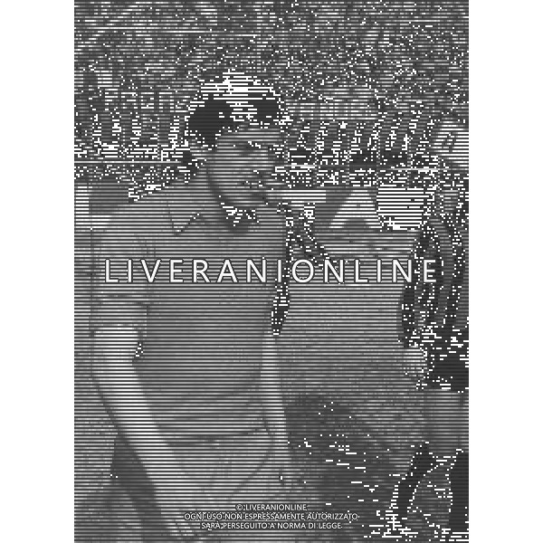 RETROSPETTIVA FABRIZIO BERNI CALCIATORE NELLA FOTO FABRIZIO BERNI CON LA MAGLIA DELLA PISTOIESE CALCIO AG ALDO LIVERANI SAS