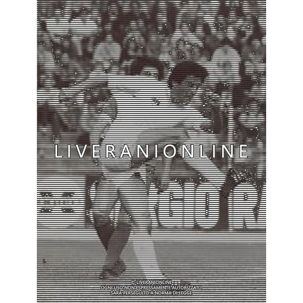 RETROSPETTIVA FABRIZIO BERNI CALCIATORE NELLA FOTO FABRIZIO BERNI CON LA MAGLIA DELLA PISTOIESE CALCIO AG ALDO LIVERANI SAS