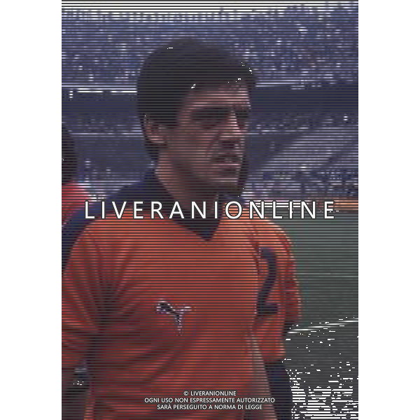 RETROSPETTIVA FABRIZIO BERNI CALCIATORE NELLA FOTO FABRIZIO BERNI CON LA MAGLIA DELLA PISTOIESE CALCIO AG ALDO LIVERANI SAS