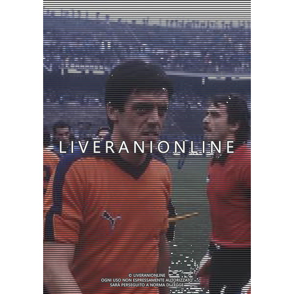 RETROSPETTIVA FABRIZIO BERNI CALCIATORE NELLA FOTO FABRIZIO BERNI CON LA MAGLIA DELLA PISTOIESE CALCIO AG ALDO LIVERANI SAS