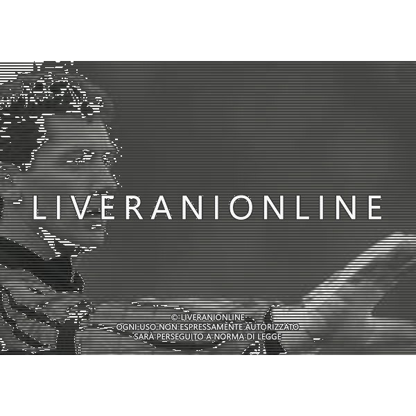 RETROSPETTIVA FABRIZIO FERRON CALCIATORE NELLA FOTO FABRIZIO FERRON CON LA MAGLIA DELL\'ATALANTA NELL\'ANNO 1992-1993 AG ALDO LIVERANI SAS 