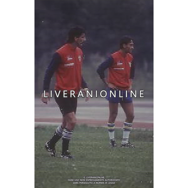 RETROSPETTIVA FABIO BRINI CALCIATORE NELLA FOTO FABIO BRINI CON LA MAGLIA DELL\'UDINESE CALCIO NELL\'ANNO 1983 AG ALDO LIVERANI SAS