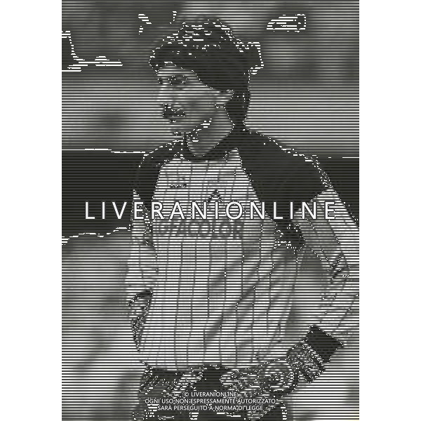 RETROSPETTIVA FABIO BRINI CALCIATORE NELLA FOTO FABIO BRINI CON LA MAGLIA DELL\'UDINESE CALCIO AG ALDO LIVERANI SAS