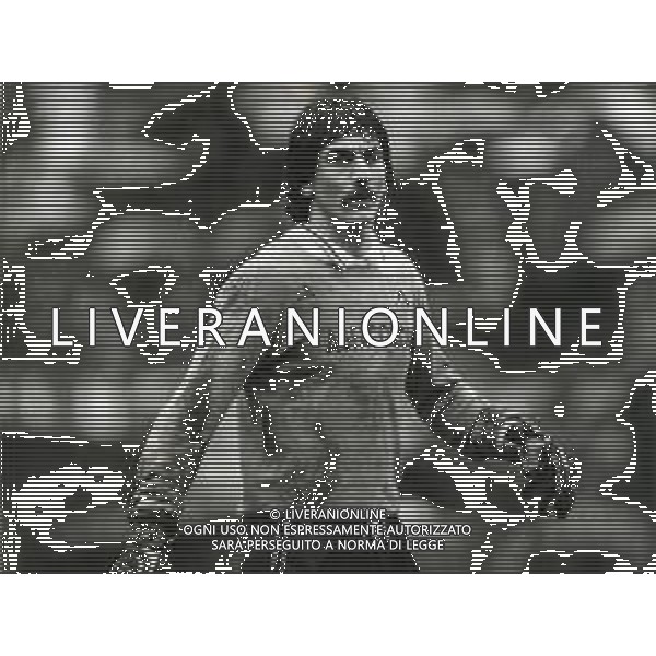 RETROSPETTIVA FABIO BRINI CALCIATORE NELLA FOTO FABIO BRINI CON LA MAGLIA DELL\'UDINESE CALCIO AG ALDO LIVERANI SAS