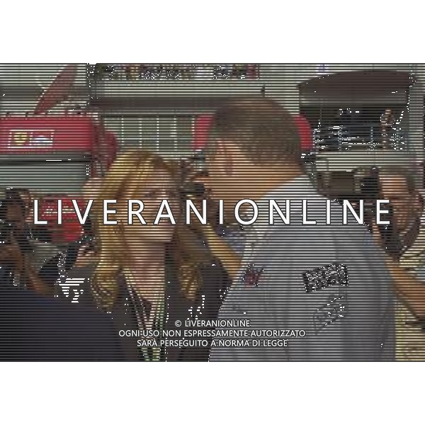 RETROSPETTIVA SARAH FERGUSON DUCHESSA DI YORK NELLA FOTO SARAH FERGUSON DUCHESSA DI YORK AL GRAN PREMIO DI MONZA CON RON DENNIS AG ALDO LIVERANI SAS 