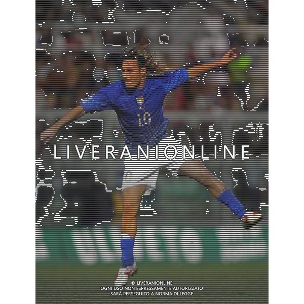 ITALIA- SLOVENIA 08/10/2005 NELLA FOTO FRANCESCO TOTTI AGENZIA ALDO LIVERANI