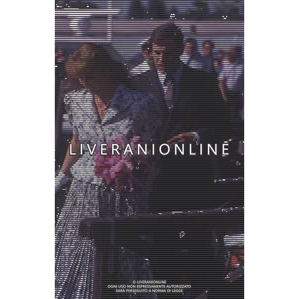 RETROSPETTIVA SARAH FERGUSON DUCHESSA DI YORK NELLA FOTO SARAH FERGUSON DUCHESSA DI YORK IN VISITA A VENEZIA CON IL MARITO ANDREA PRINCIPE DI YORK AG ALDO LIVERANI SAS 