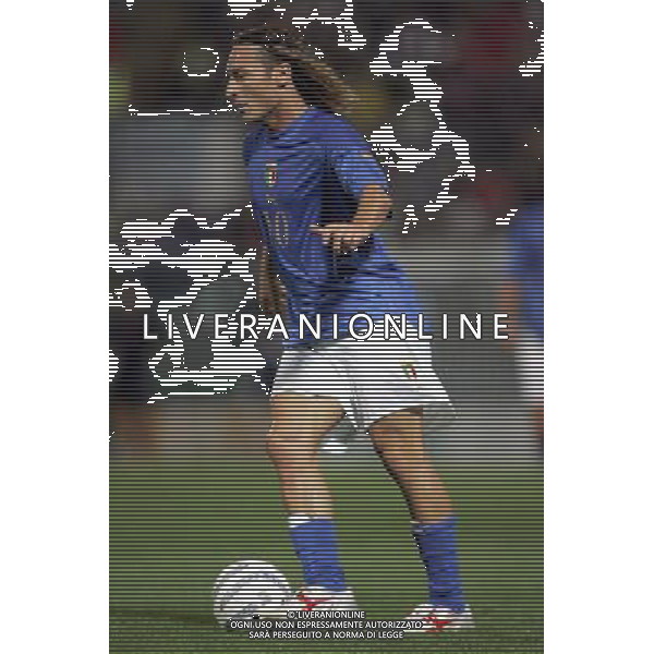 ITALIA- SLOVENIA 08/10/2005 NELLA FOTO FRANCESCO TOTTI AGENZIA ALDO LIVERANI