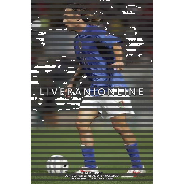 ITALIA- SLOVENIA 08/10/2005 NELLA FOTO FRANCESCO TOTTI AGENZIA ALDO LIVERANI